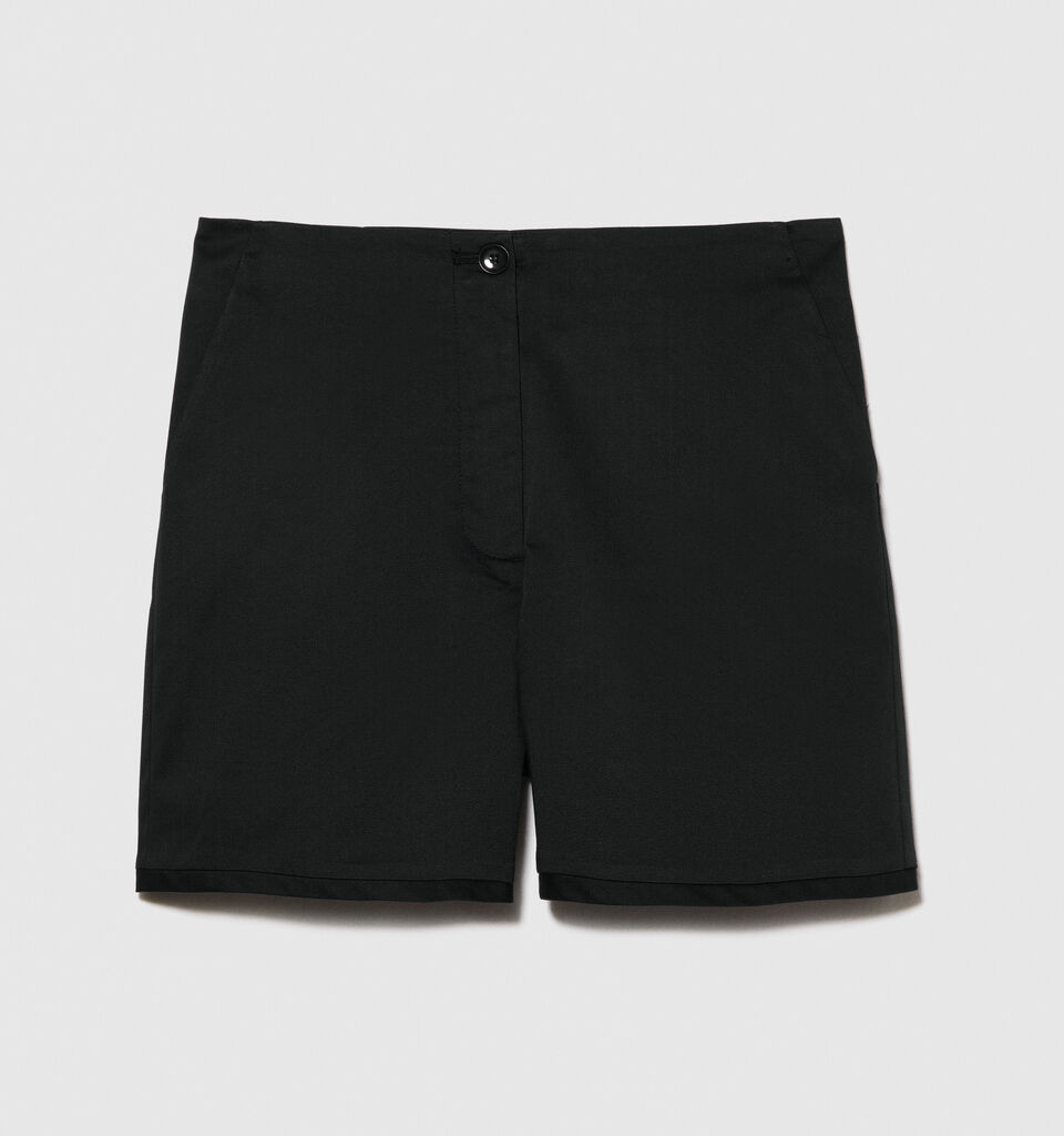 Regular fit shorts - women's shorts - Black | Sisley image number 6